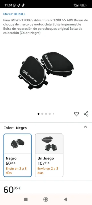 Bolsas Maletero BMW R1200GS Adventure