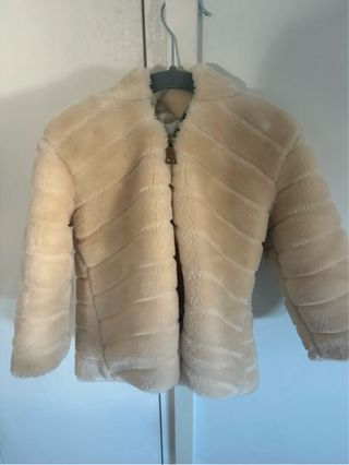 Pellicciotto bambina con zip