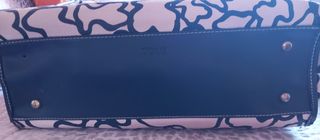 Bolso Tous Piel Beige y Negro