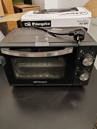 Mini horno Orbegozo negro Tostador