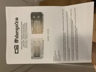 Mini horno Orbegozo negro Tostador