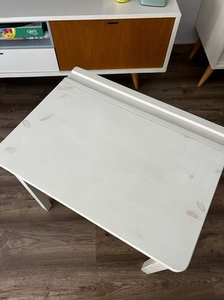 Mesa escritorio infantil Ikea SUNDVIK blanca