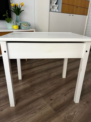Mesa escritorio infantil Ikea SUNDVIK blanca