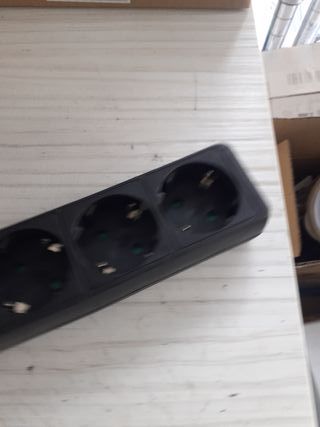 Regleta 3 enchufes con interruptor