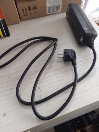 Regleta 3 enchufes con interruptor