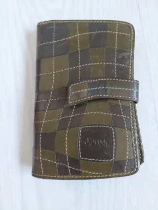 Cartera patchwork efecto cocodrilo