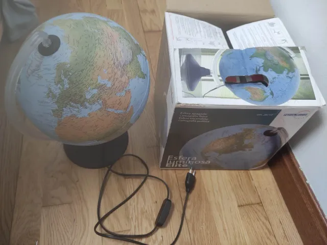 Globo Terraqueo Lámpara