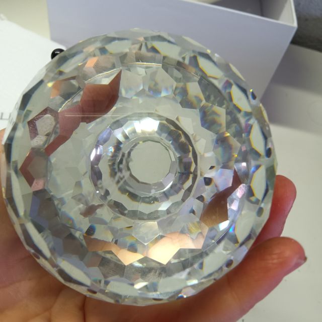 Ottaviani Scultura Vetro Pupazzo Neve