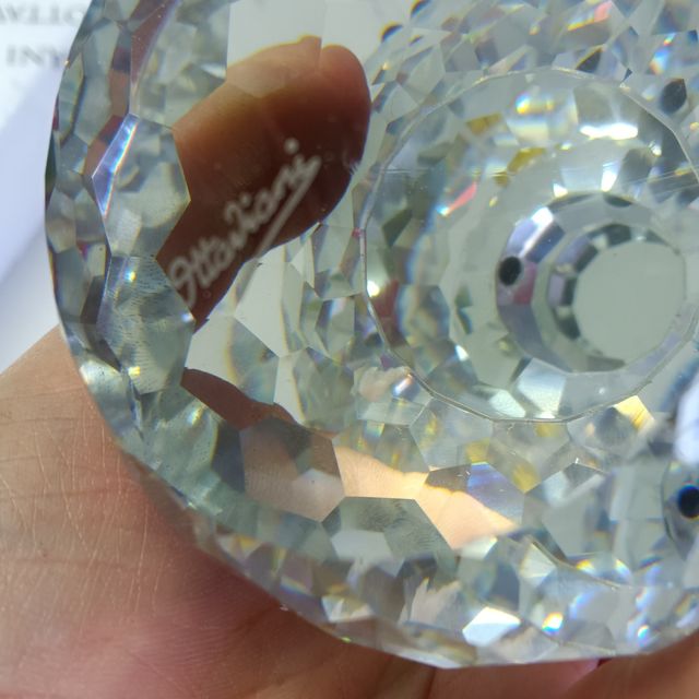 Ottaviani Scultura Vetro Pupazzo Neve