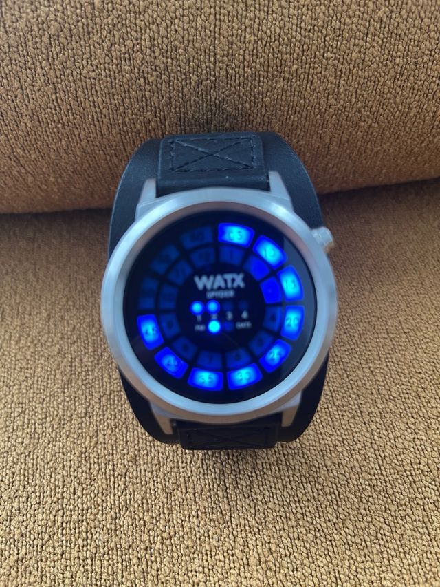 Reloj WATX Analógico Plata y Azul