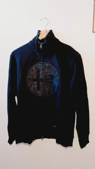 Felpa Alfa Romeo Nera Taglia L