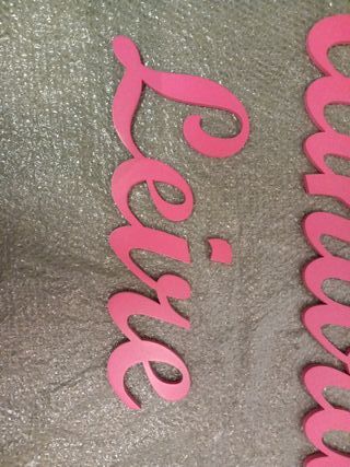 Nombres de madera personalizados