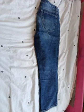 Vaqueros mujer azules