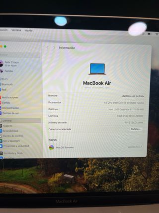 MacBook Air 13” Retina 2019 Oro