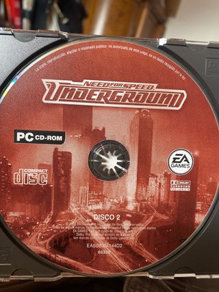 Need for Speed Underground PC CD-ROM Disco 2