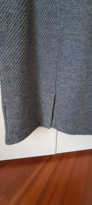 Cappotto in lana donna grigio con tasche