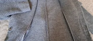 Cappotto in lana donna grigio con tasche