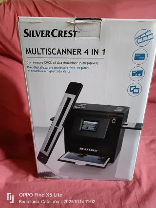 Escáner SilverCrest Multiscanner 4 en 1