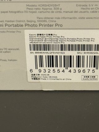 Xiaomi Portable Photo Printer Pro