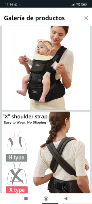 Portabebés ergonómico Sunveno