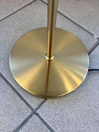 Lampada da terra in ceramica con paralume