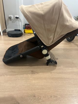 Silla Bugaboo marrón y beig 