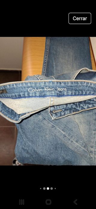 Vaquero Calvin Klein chica Talla 38