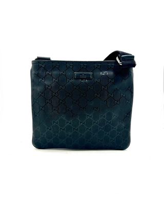Bolso bandolera Gucci negro GG monogram