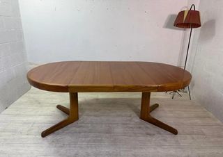 Mesa extensible vintage madera
