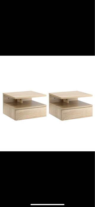 2 tavoli galleggianti in legno