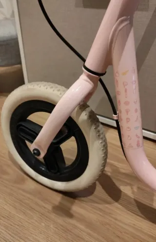 Bicicleta sin pedales Decathlon rosa