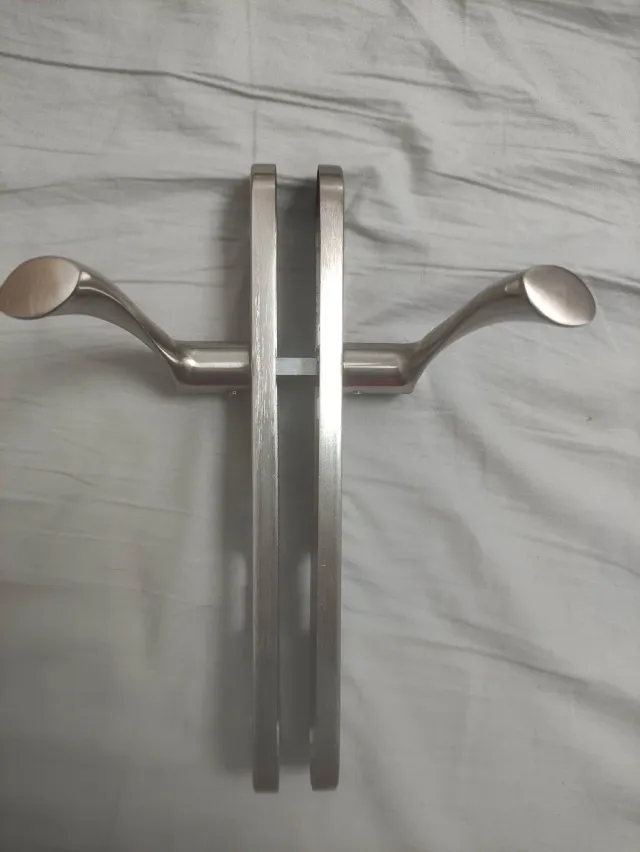 Picaporte Inox Puerta con Cerradura