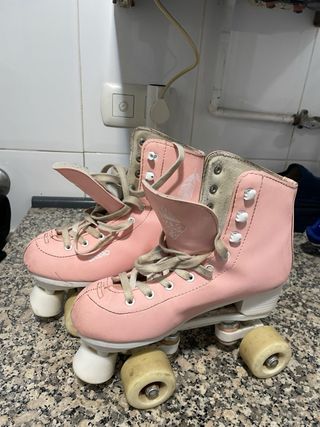 Patines Oxelo Talla 37 Rosas