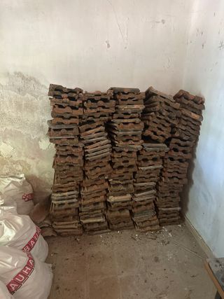 Regalo bonitas tejas alicantinas antiguas