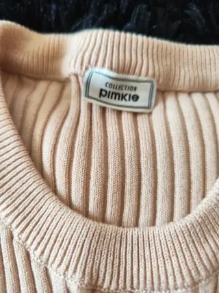 Camiseta sin mangas de canalé 