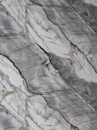 Placa decorativa Mármol Brillo Gris Milano