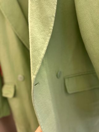 Abrigo Zara Verde agua