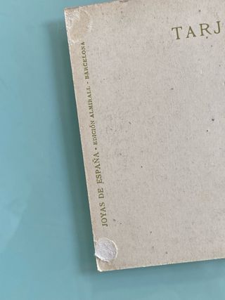 POSTAL ANTIGUAS DE TOLEDO Y LEÓN THOMAS BARCELONA