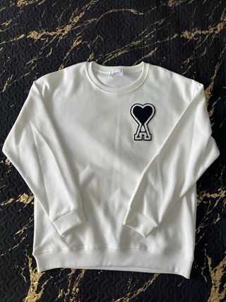 Sudadera AMI Paris Blanca