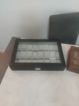 Scatola porta orologi 24 posti