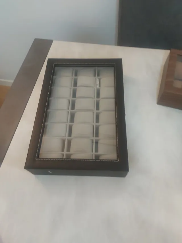 Scatola porta orologi 24 posti
