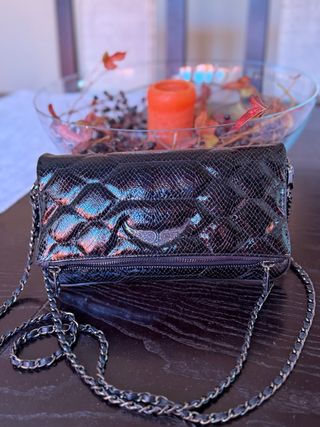 Bolso Zadig & Voltaire negro piel serpiente