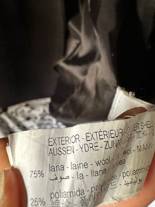 Abrigo lana Manteco Zara