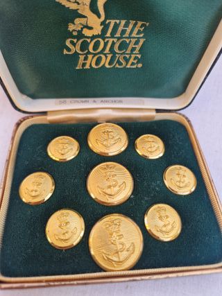 Juego de botones vintage The Scotch House