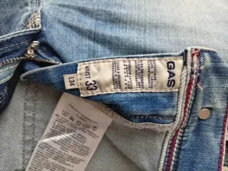 Pantaloni Jeans GAS Uomo Blu