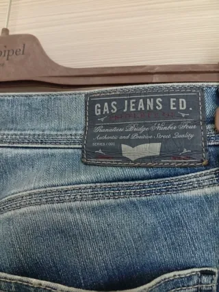 Pantaloni Jeans GAS Uomo Blu