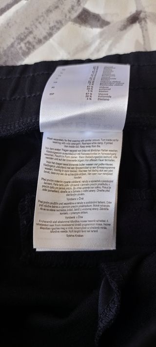 Pantaloni neri taglia XXL