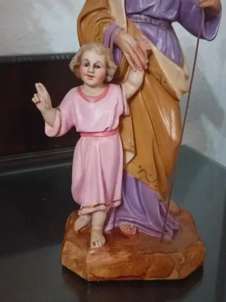 Figura San José con Niño 30 cm