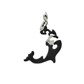 Puzzle de Ballena, Madera, Artesanal NUEVO