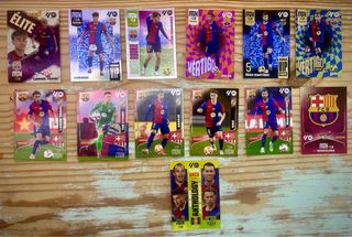 COLECCIÓN 13 CROMOS DE LA LIGA MEGA CRACK BARÇA
